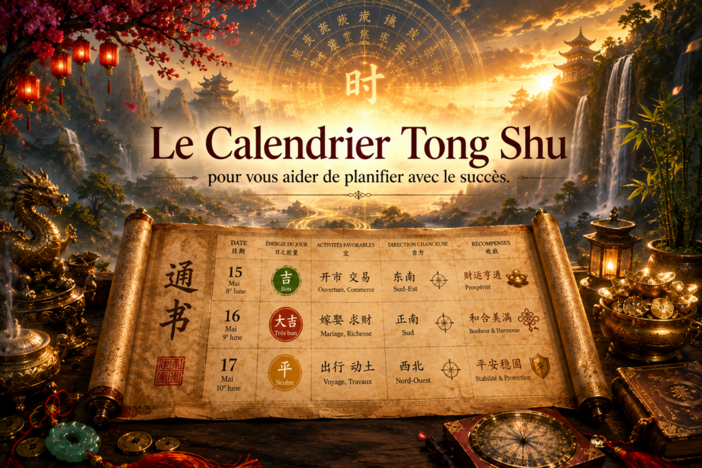 Tong Shu juin 2026 — dates propices et défavorables — Secret Feng Shui Genève